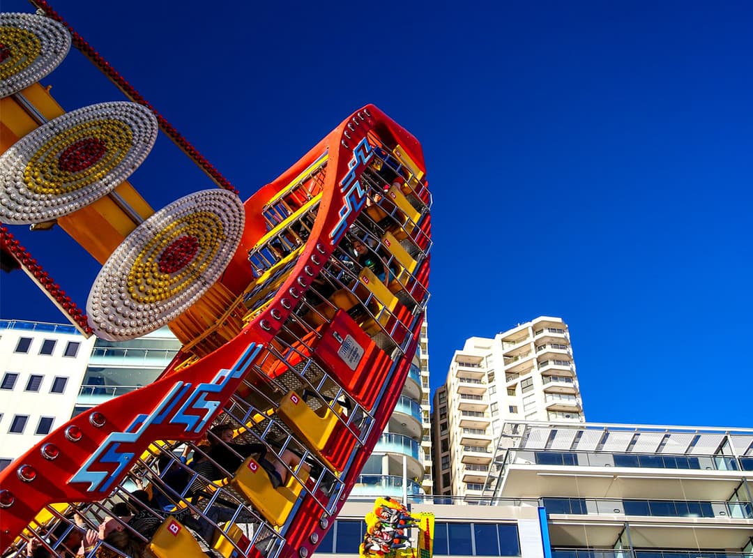 Luna Park on Coney Island in New York