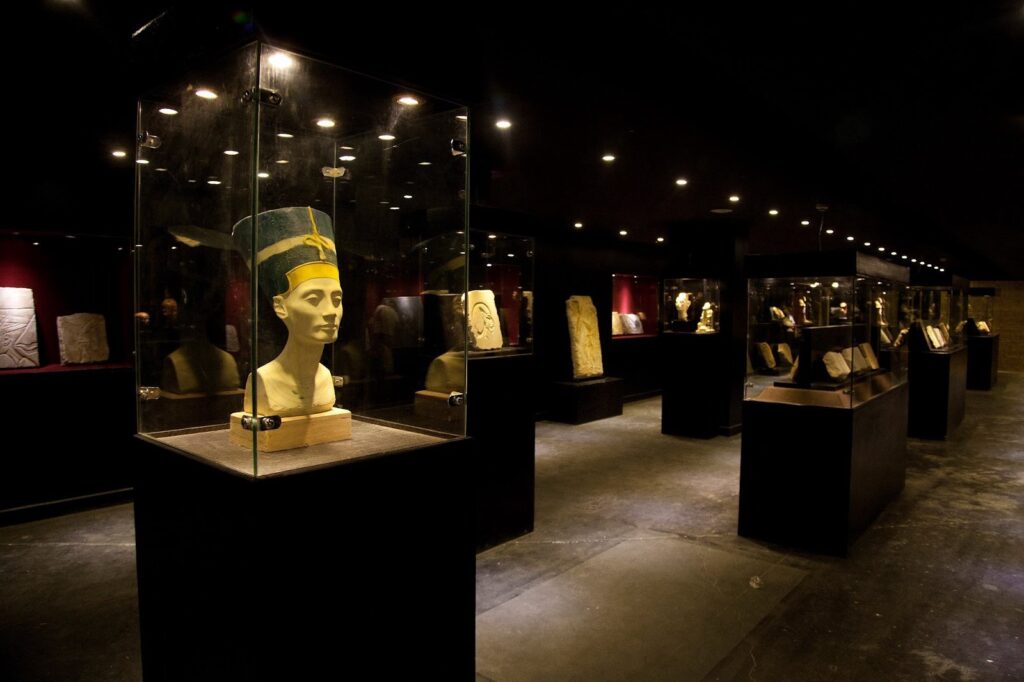 Exhibits in the museum
